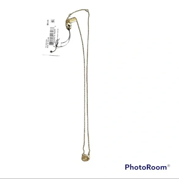 Coach necklace gold color with stone design,nwt. - Picture 3 of 4